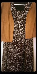 R&K mid length dress with jacket